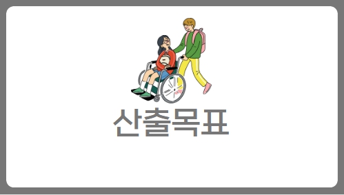 산출목표
